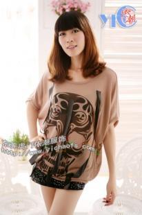 供应2012最流行的T恤款式纯白印花短袖纯棉T恤批发_服装服饰_世界工厂网中国产品信息库