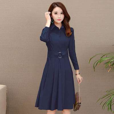 尾货服饰批发怡美秋冬连衣裙