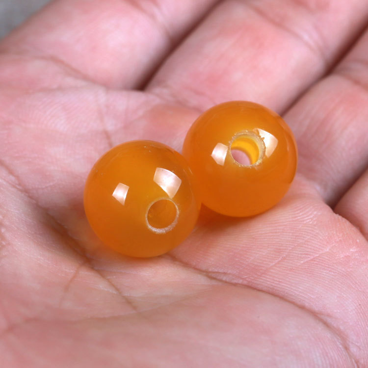 厂家批发大孔珠子天然红玛瑙大孔散珠diy饰品服饰辅料配件