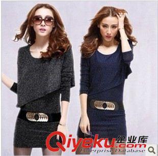 春夏款连衣裙 9024#2013女装新款秋装修身显瘦魅力时尚长袖连衣裙 送腰带图片|春夏款连衣裙 9024#2013女装新款秋装修身显瘦魅力时尚长袖连衣裙 送腰带产品图片由深圳市龙岗区乾宇晏服饰批发行公司生产提供-